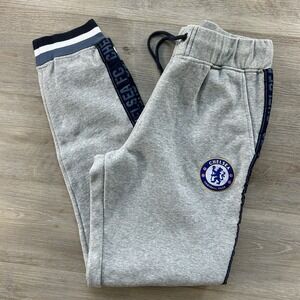 Chelsea Football Club Official Merchandise Medium Tapered Gray Joggers
